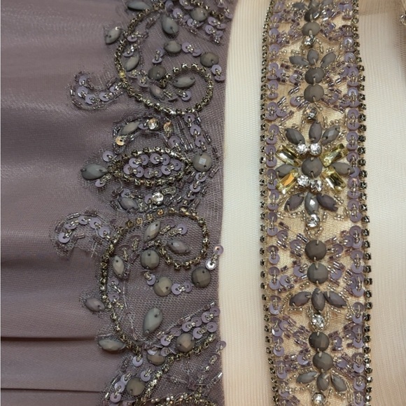 Eureka Lilac & Nude Formal Gown Prom Dress Wedding Size Small PTP 16” MSRP $386 - Picture 4 of 8